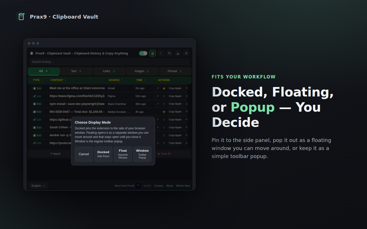 Prax9 Clipboard Vault screenshot 4